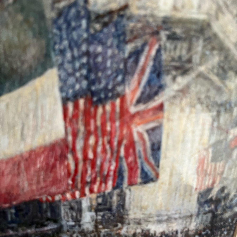 Vibrant International Flags Art Painting